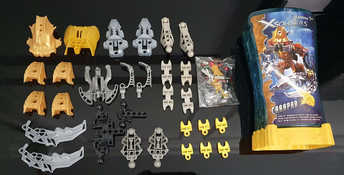 Knockoff, Packaged Set, Xsoldiers: Barraki, Carapar