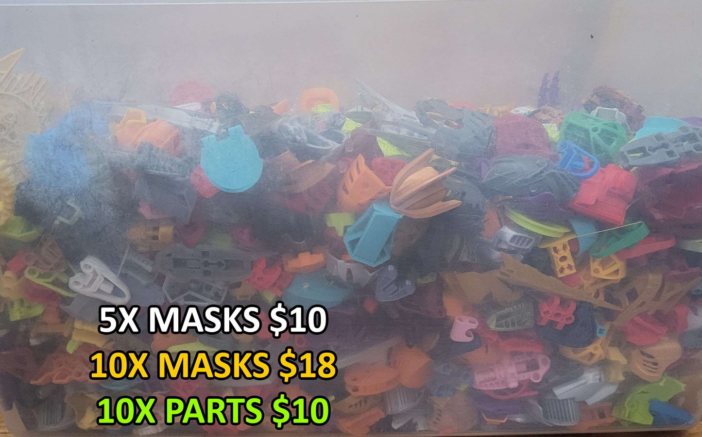 !Randomized Clear Bin Items