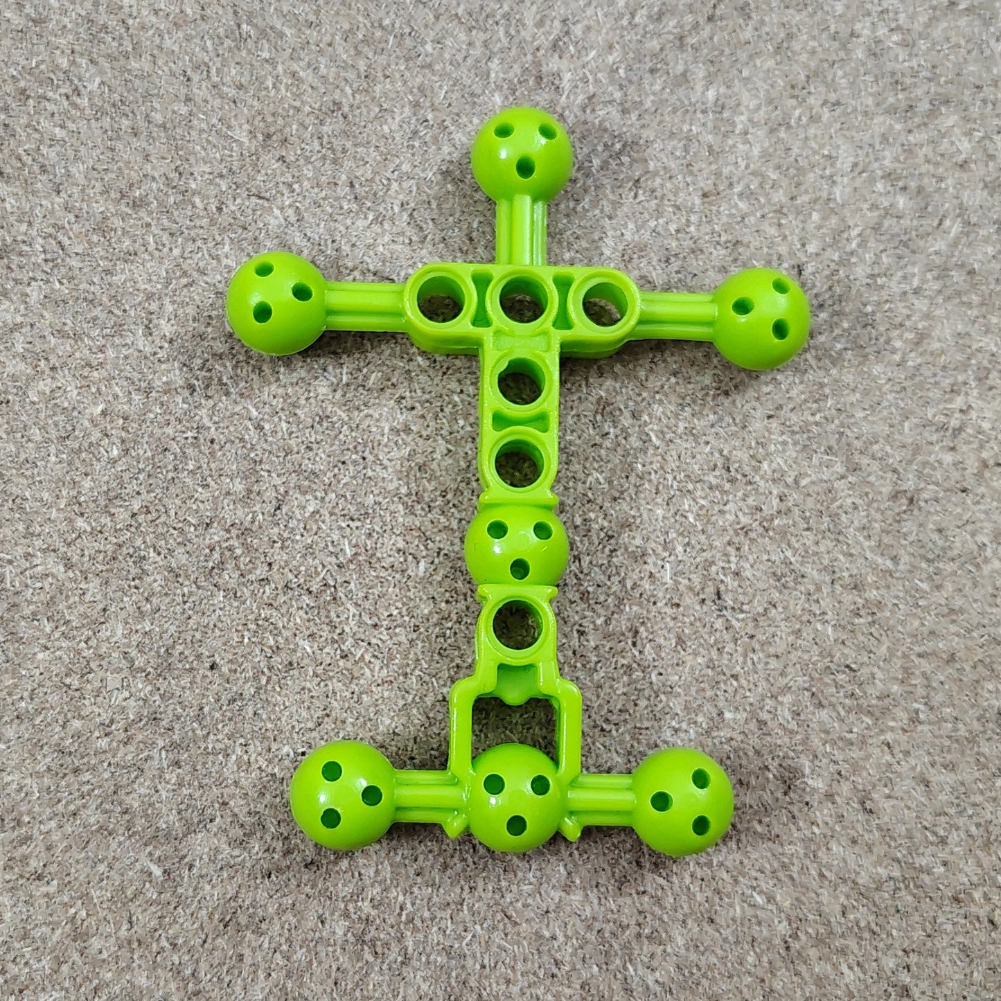 Off-Lime Green Hero Factory Torso, Small with 7 Ball Joint