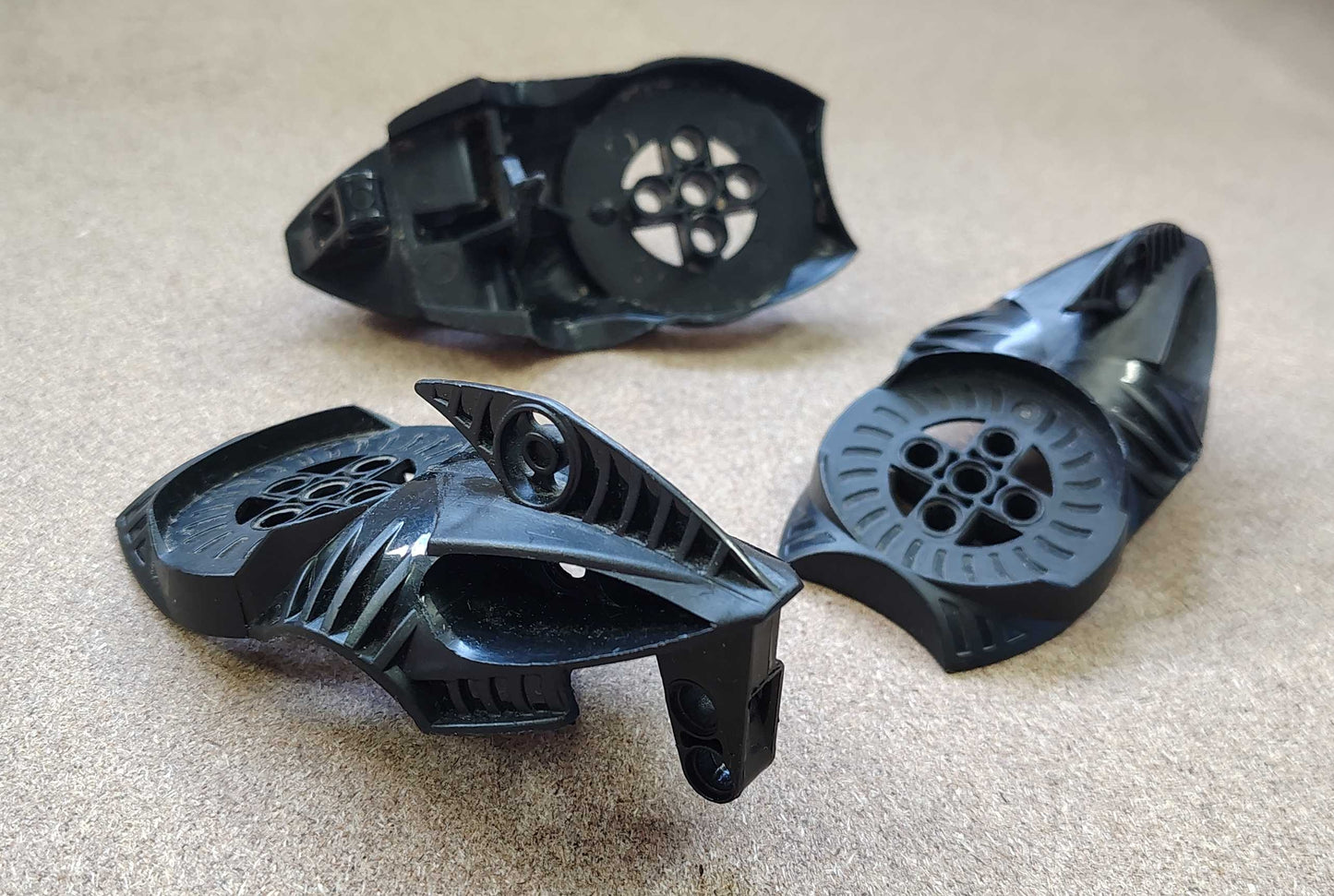 Black, Visorak Suukorak Shell (1x)