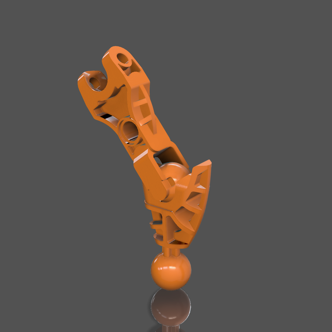 Articulated Thin AV Matoran Limb (2 Pack) Regular Ball