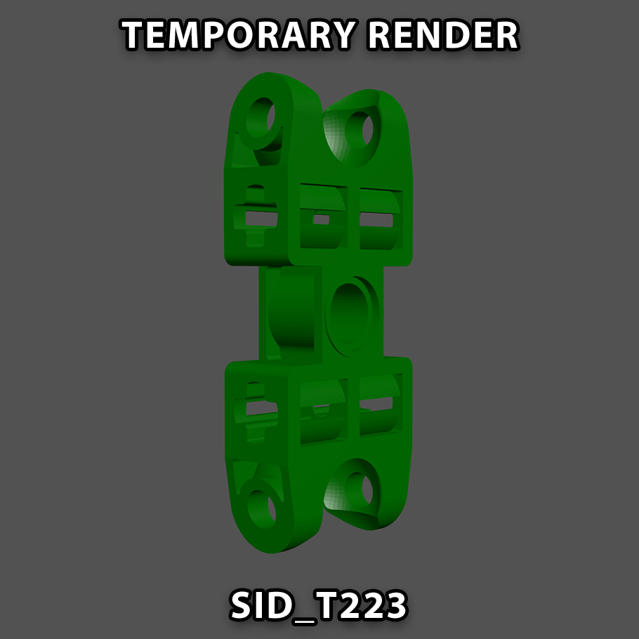 SID_T223, 5L Limb Connector, 1x Perpendicular Pin Hole (Pair)