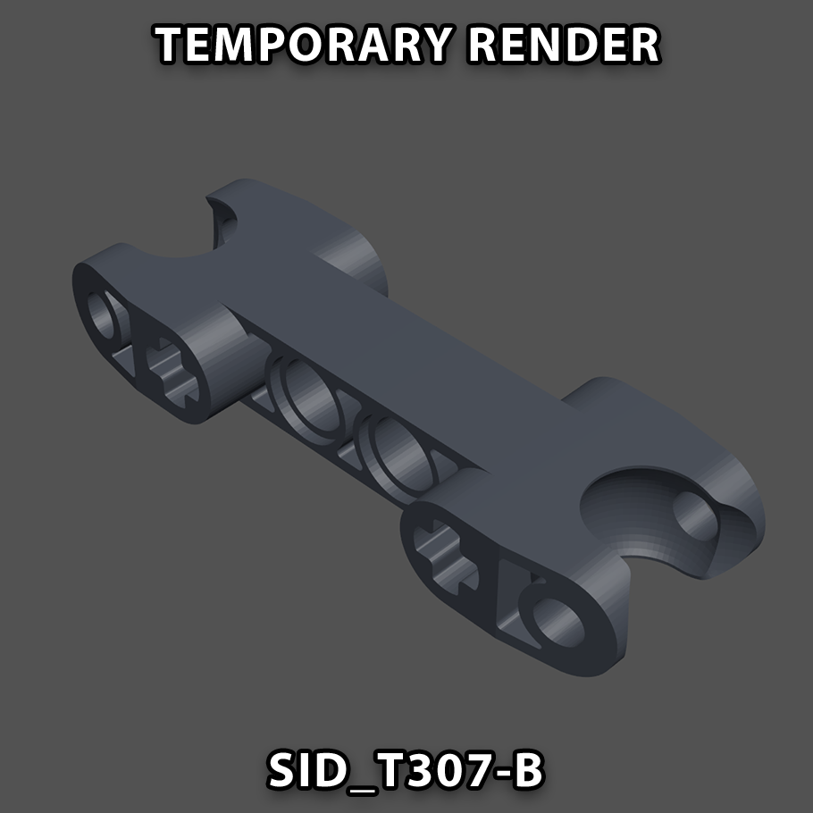 SID_T307, 6L Limb Connector, 2x Pin Holes (Pair)