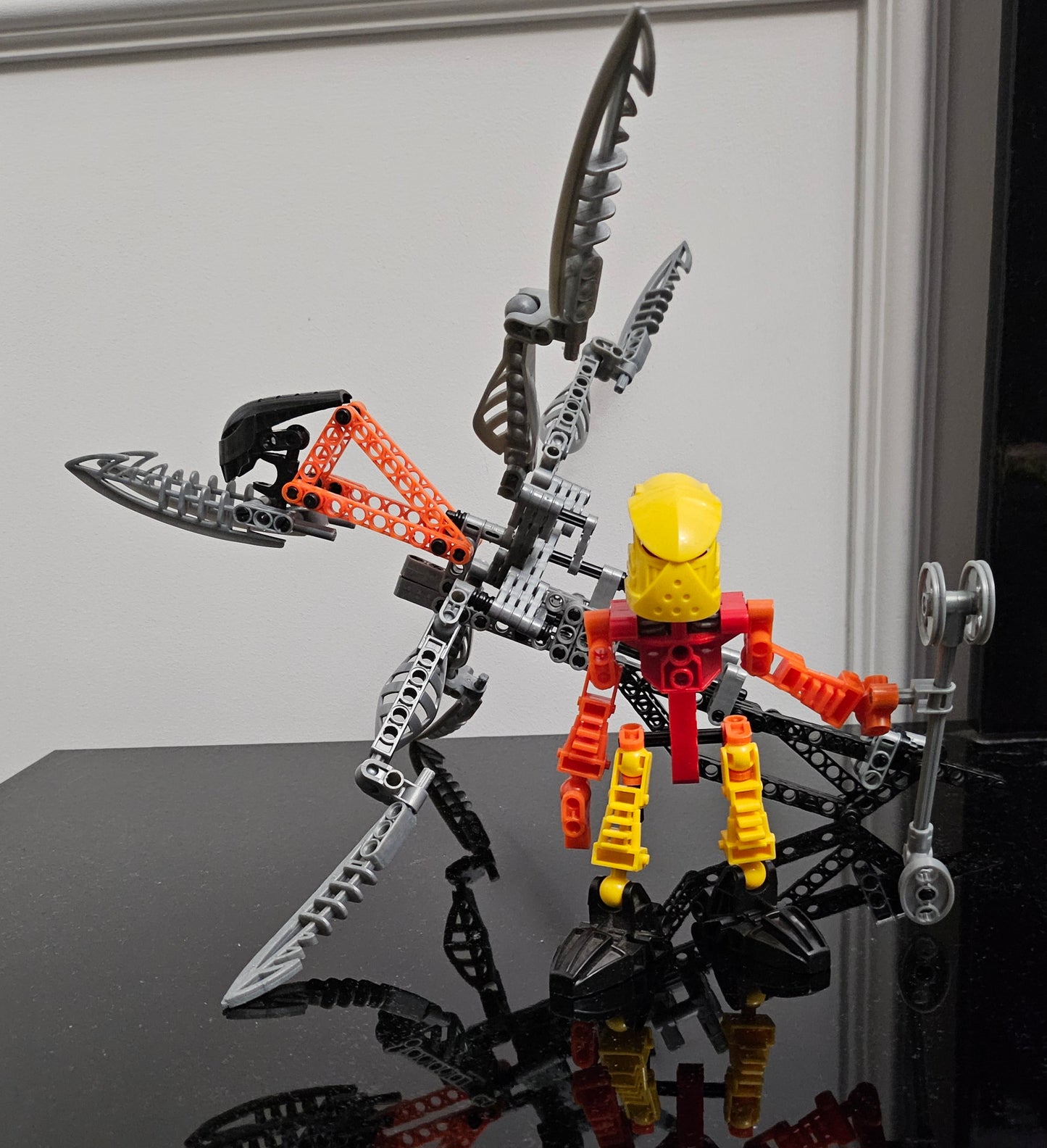 Galvatek (Jaller and Gukko) (Glopo Dreambuilder Knockoff-Bionicle)