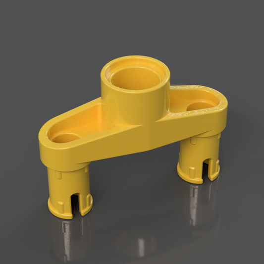 15461 Technic Pin Connector 3L with 2 Pins and Center Hole
