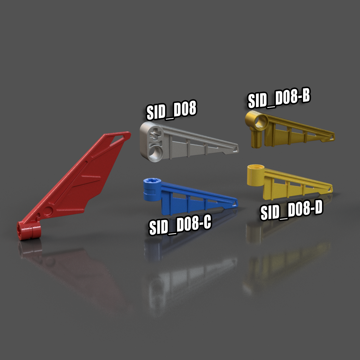 SID_D08 Smaller Matoran Wings (pair)