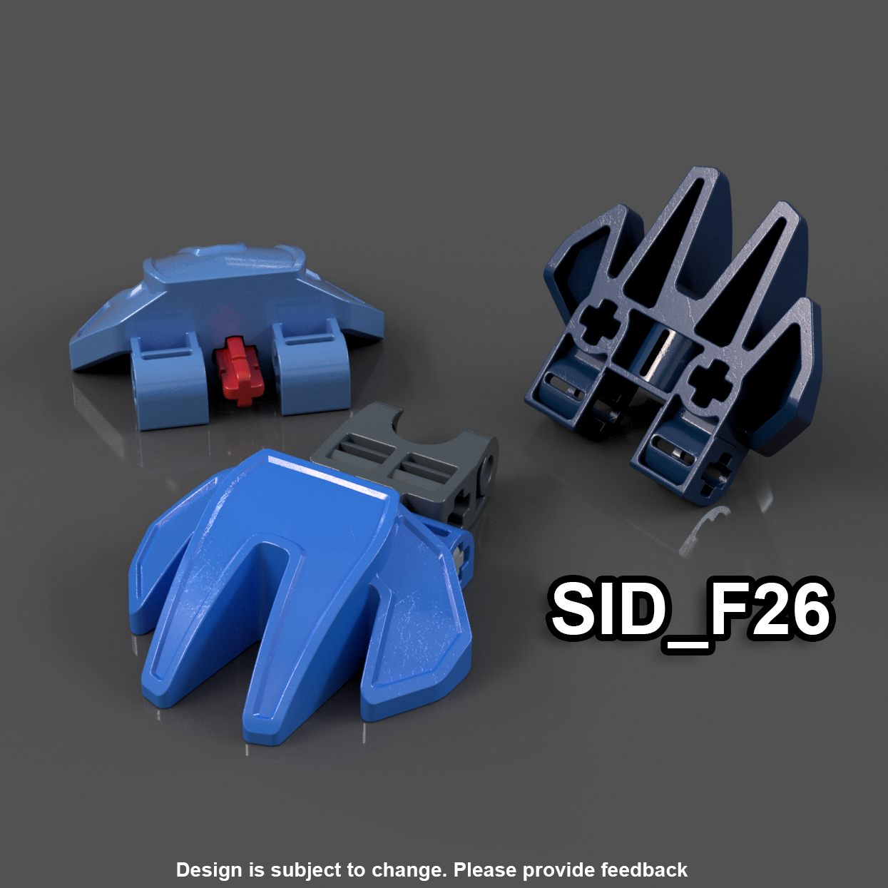 SID_F26 Clawed Rahi Feet