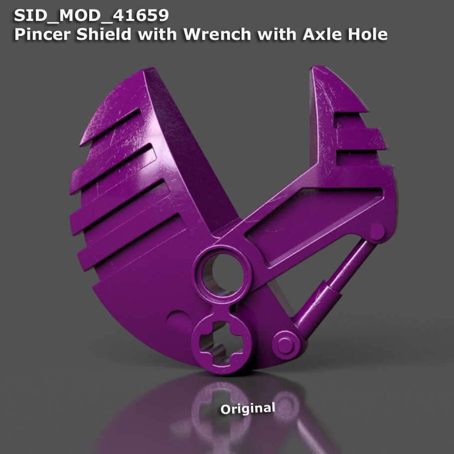 Axle Hole Mod for Pincer Shield with Wrench
