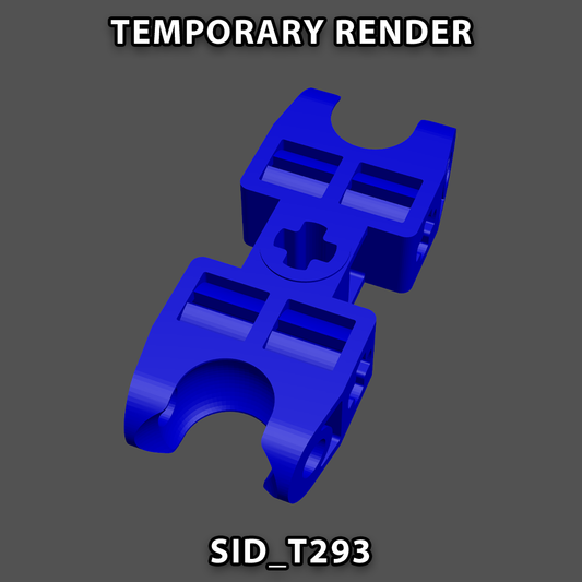 SID_T293, 5L Limb Connector, 1x Perpendicular Axle Hole (Pair)