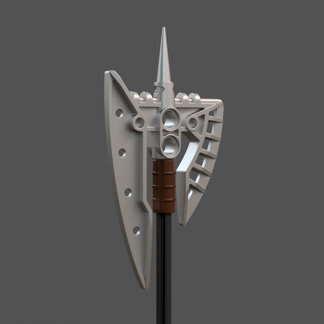 Halberd Staff End