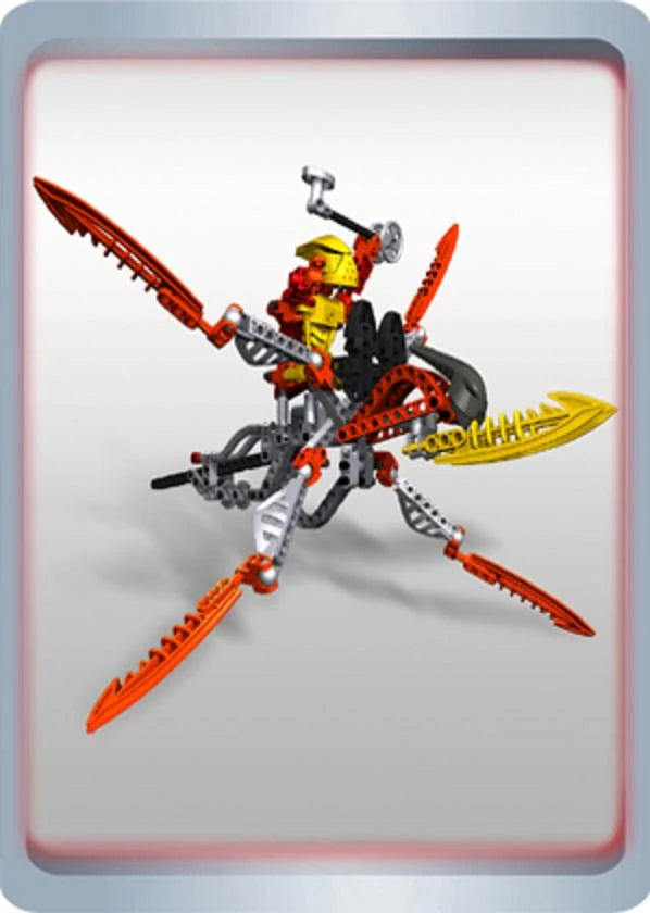 Galvatek (Jaller and Gukko) (Glopo Dreambuilder Knockoff-Bionicle)