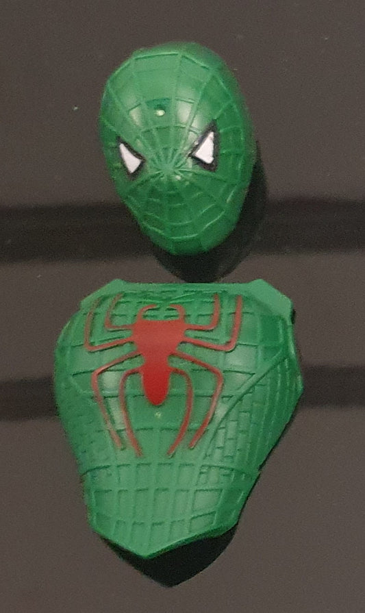 Knockoff, (2 Pack), Spider Man Metru Armor, Green