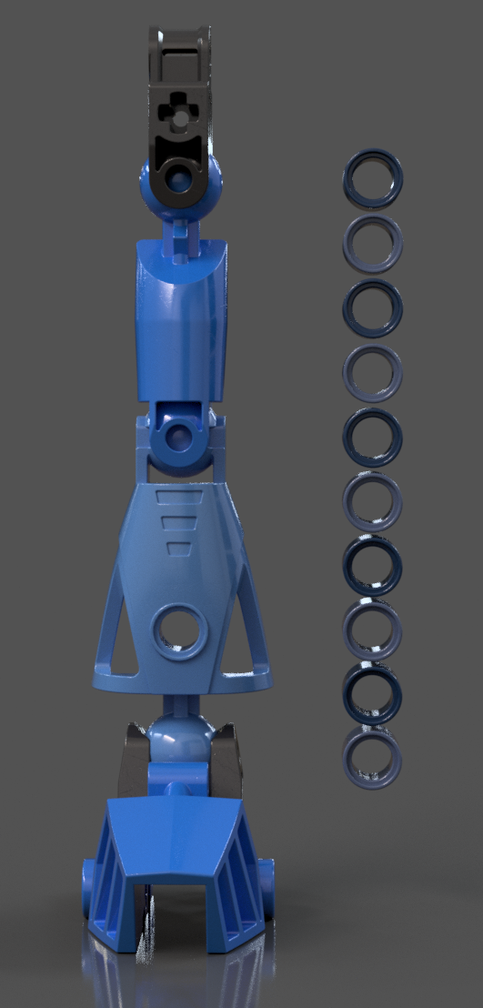 Full Socket Articulated Toa Nuva Legs (Pair)