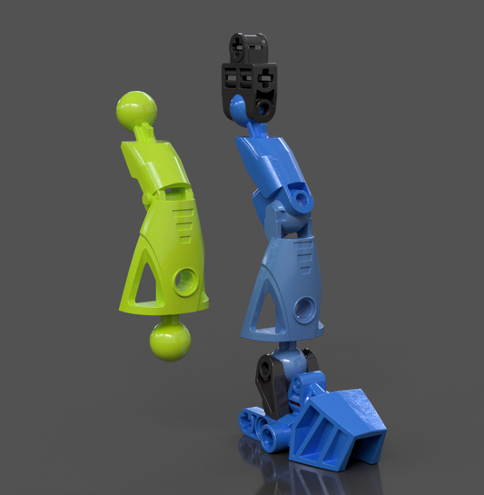 Full Socket Articulated Toa Nuva Legs (Pair)